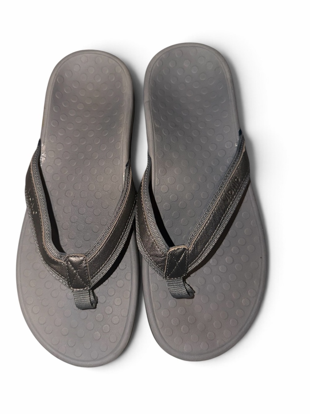 Womens Vionic Tide II Toe Post Sandal in Pewter Size 8 - Picture 5 of 6